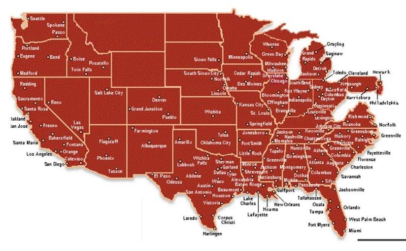 Xpanda cities served